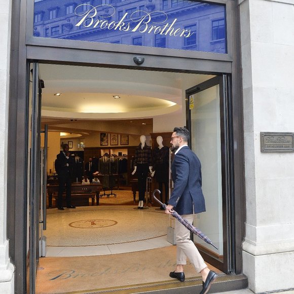 BROOKS BROTHERS 1818 MEN'S MONOGRAMMED PLAID LUXURY SHIRT - Picture 6 of 17